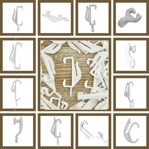 Curtain track gliders - track, swish