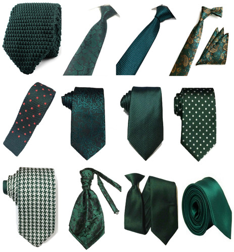 Emerald green collection woven - green,