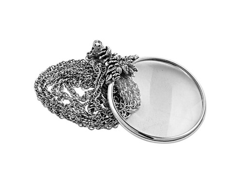 Floral magnifying glass - magnifying,
