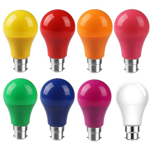 Multicolor b22 cap led - multicolor,
