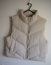 ZARA Beige Padded Gilet size S