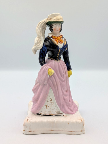 Victorian staffordshire figure - staffordshire,