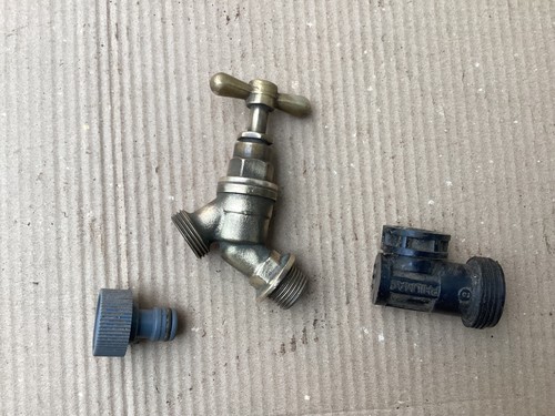 Brass bib tap - brass,