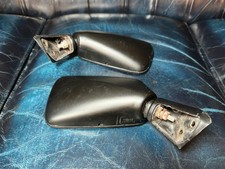 Original OEM Classic Mini Wing Door Mirrors Black - Mirror