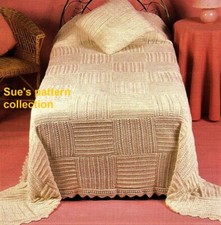 Bedspread & cushion knitting