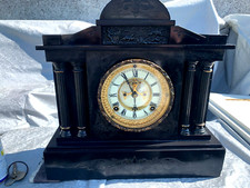 ANTIQUE SLATE CLOCK ANSONIA
