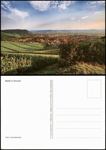 Postcard basket remstal - postcard, in