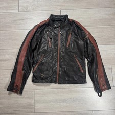 Diesel Mens Leather Biker