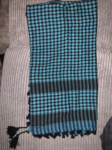 Arabic scarf blue and black - scarf,