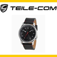 Porsche Pure watch, black/shiny silver, Swiss Ronda movement