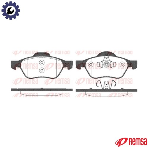 Brake pad set - pad,