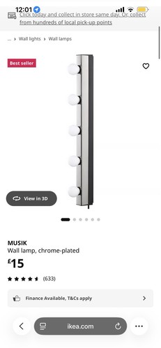 Ikea musik wall lamp - ikea,