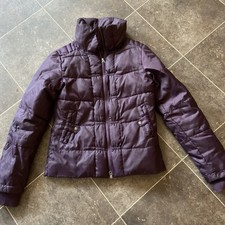 Ladies Quilted Jacket by Fat Face Size 8 Purple