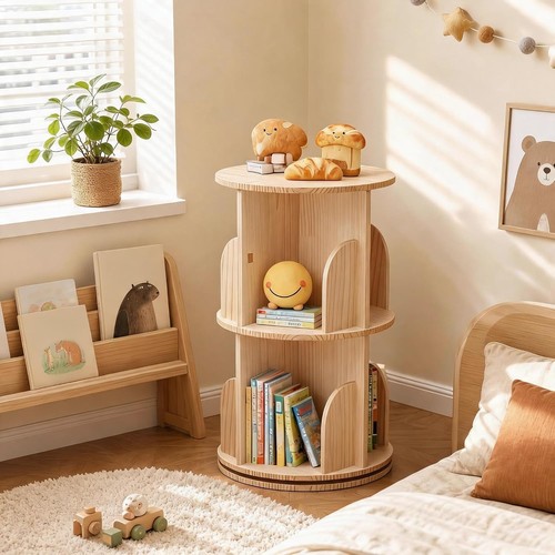 Tier rotating bookshelf - tier,