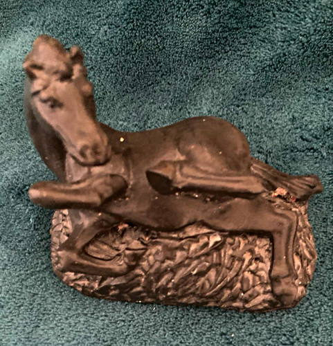 Handcrafted welsh slate - slate, horse