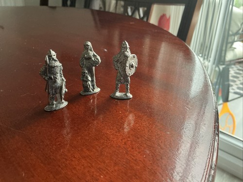 Three solid pewter little - three,