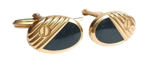 Dunhill cufflinks mens gold - dunhill,