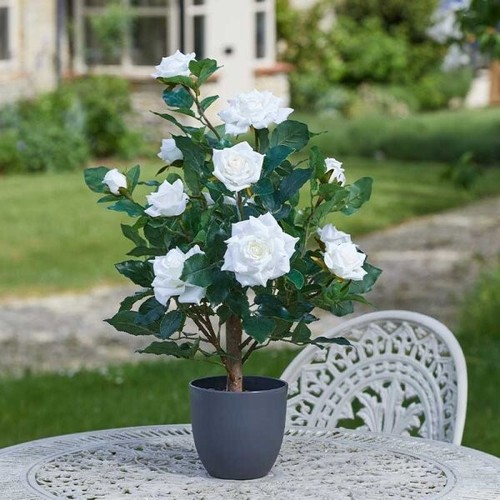 Artificial rose bush - rose,