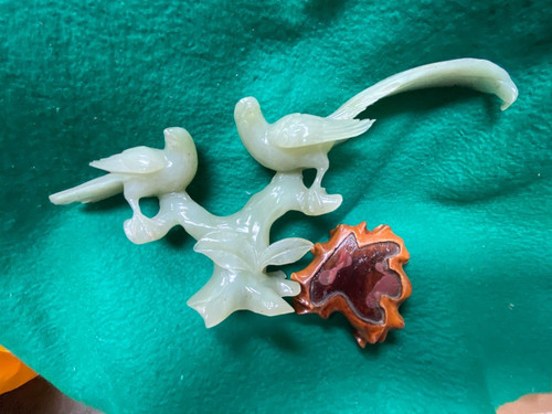 Antique chinese carved jade - chinese,