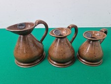 Antique Set Graduated Copper