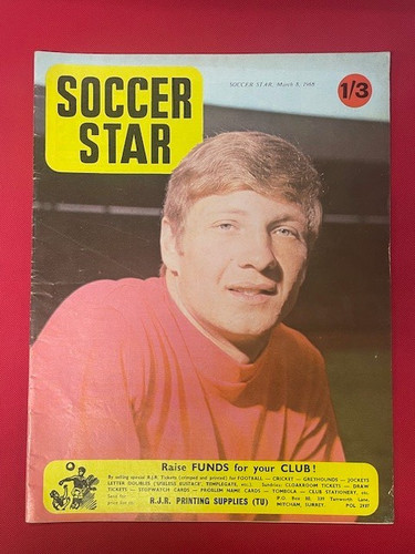 1968 soccer star magazine - 1968,