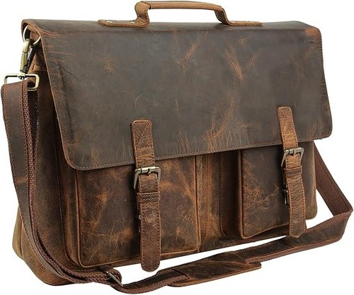 Buffalo leather laptop - buffalo,