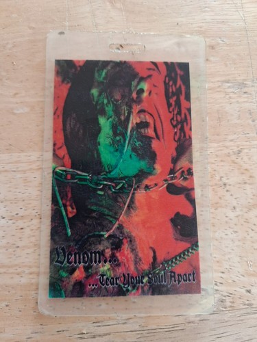 Venom tour pass crew - venom, 1990