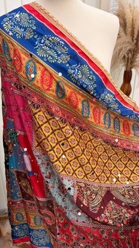 Indian multicoloured dupatta - indian,