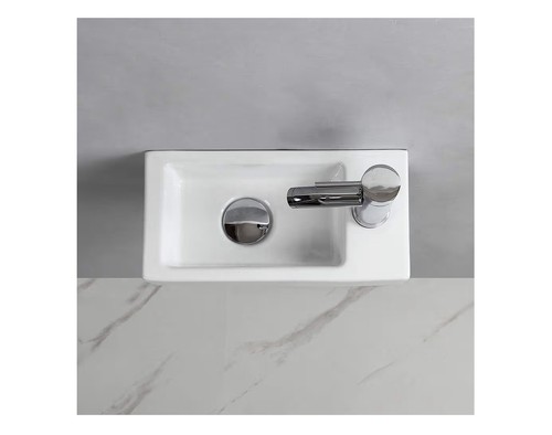 Wall hung basin sink - wall,