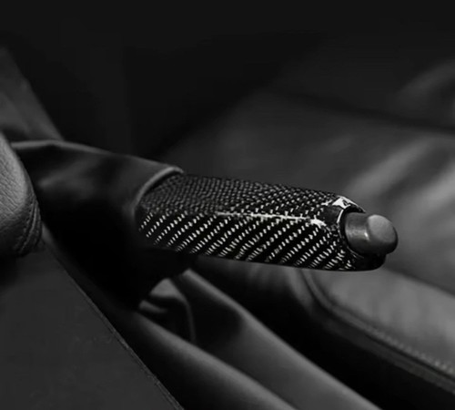 Genuine carbon fibre handbrake - genuine,