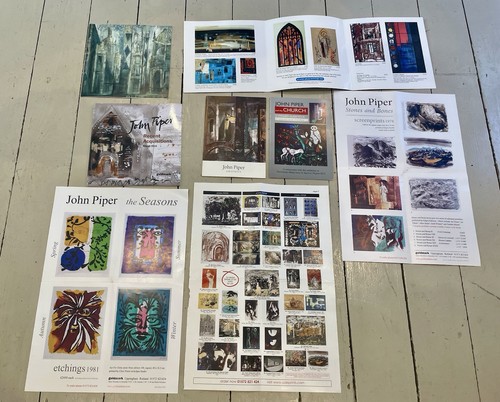 John piper brochure leaflets - piper,