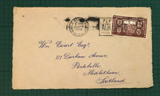 2 1/2p Ireland Cover (FRONT) - 1950 slogan postmark Fly Aer Lingus