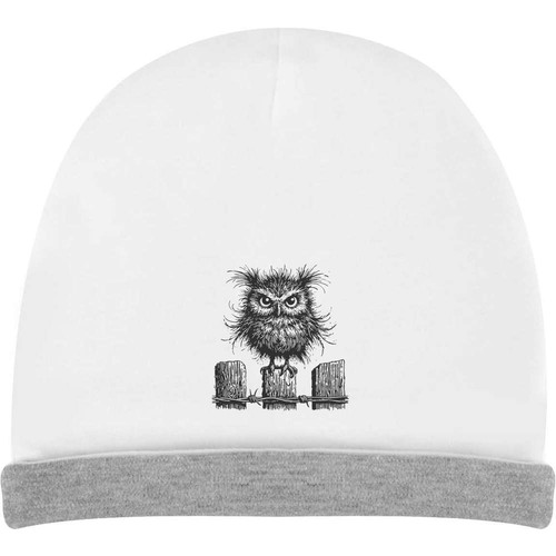 Angry owl fence post kids - owl, post'