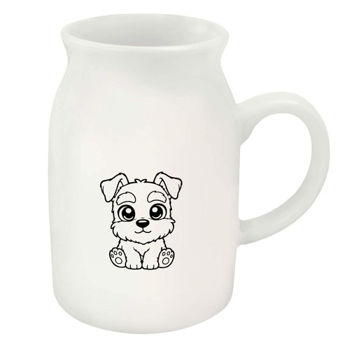 300ml cute schnauzer ceramic - 300ml, schnauzer'