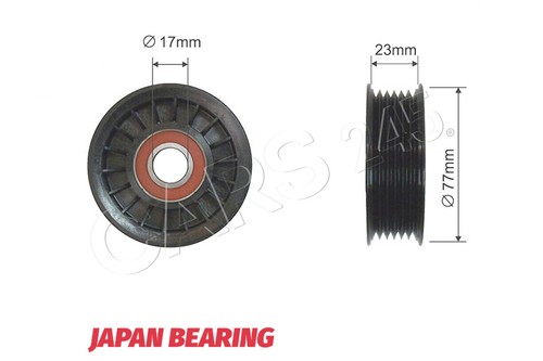 Ribbed belt tensioner - belt, pulley