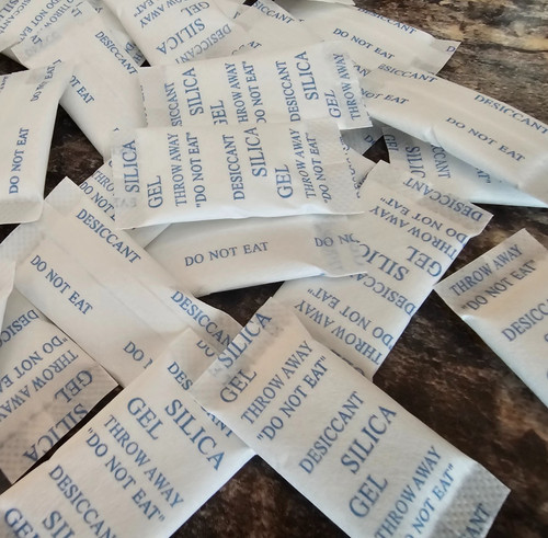 Packets silica gel - 1g, of