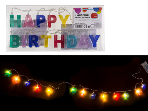 Led happy birthday - happy, string