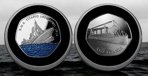 Pair rms titanic silver - of,