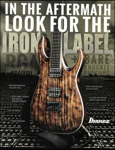 Ibanez iron label rga series - iron,