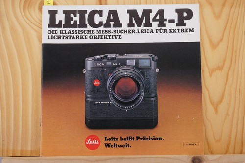 Leica brochure booklet - leica, m4-p