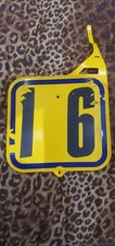 1989 Suzuki RM 125 250 genuine oem front number board used fits 86 to 92 models 