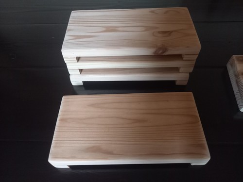 Solid wooden riser countertop - solid,