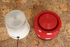 Complementary pair - alarm siren /sounder and xenon strobe units - both 12V dc