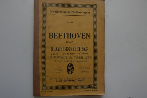 Mini pocket score beethoven - score,