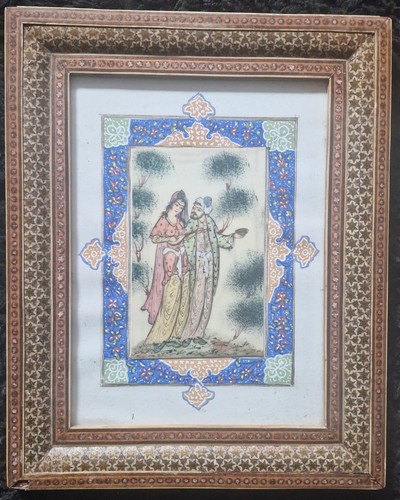 Vintage khatam kari - vintage, framed