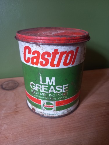 Vintage castrol grease - grease, tin