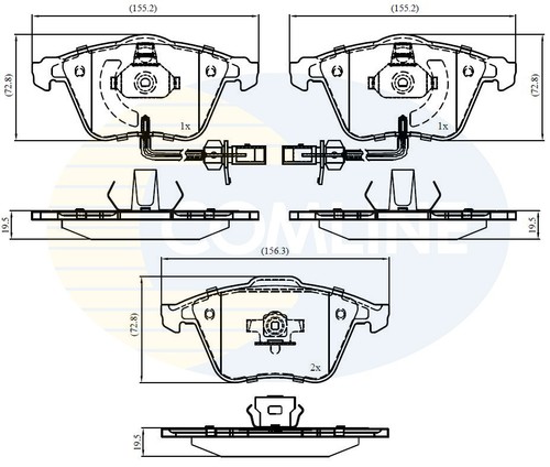 Front comline cbp11753 - cbp11753, brake