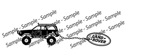 Jeep towing landrover - landrover, car