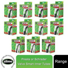 Slime Bike Inner Tubes, Schrader or Presta Calve, Various sizes