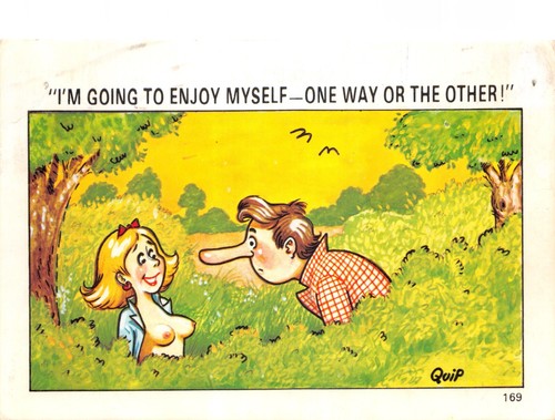 Sapphire comic postcard - comic,
